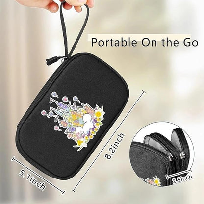 COSHAYSOO Travel Gifts for Women College Teen Girls Trip Favors Cute Birthday Gift Ideas, Electronics Cord Cable Organizer Bag Tech Case Gadgets Accessories Cruise Airplane Vacation Essentials, Castle