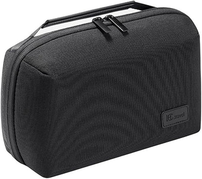 Kaxich Travel Electronics Organizer, Electronics Accessories Bag Portable Cable Organizer Case Waterproof Universal for Adapters Memory Cards, USB Cables (Black)