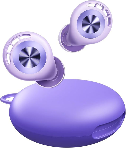 Ear Plugs for Sleeping Noise Cancelling 50dB Concert Earplugs for Noise Reduction Reusable Soft Silicone Ear Plugs for Snoring Shooting Work Motorcycle Airplane Musician with 7 Eartips Case Blue