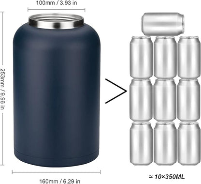 Zenbo One Gallon Jug with Straw, 128 oz Double Wall Vacuum Insulated Sports Water Bottle, Keeps Cold up to 48 Hours, Leak-Proof & Sweat-Proof Stainless Steel Water Jug for Gym, Outdoor & Camping