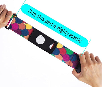 Travelkin Luggage Straps TSA Approved - Adjustable Cross Suitcase Straps with TSA Lock, Reinforced Buckle, Unique Pattern - Secure Heavy Duty Luggage Straps for Travel (Scales of Dragon)