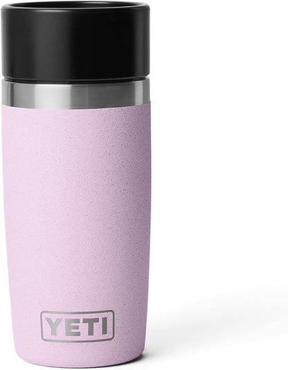 YETI Rambler 12 oz Travel Bottle, Stainless Steel, Vacuum Insulated with Leakproof Commuter Cap, Cherry Blossom