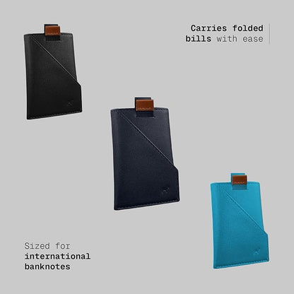 The Frenchie Co. - Speed Cardholder - Minimalist Front-Pocket Wallet - Ultra-slim RFID Blocking Card Holder - Quick-access Front Slot, Holds up to 6 Cards, Full-grain Italian Leather