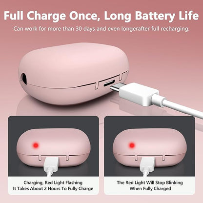 Toothbrush Covers Case San itizer and Holder with Light,Toothbrush Covers with Holder, Rechargeable Portable Toothbrush Cleaner Case（Pink）