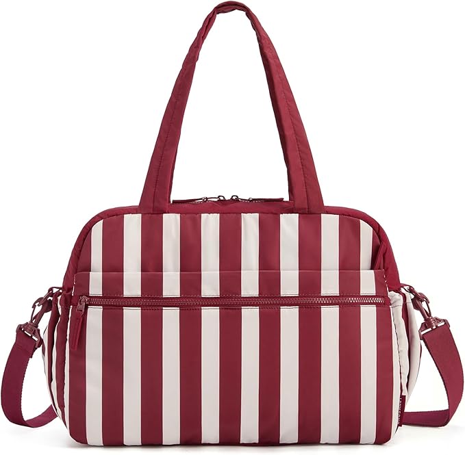 BAGSMART Gym Bag for Women, Duffle Bag for Travel with Wet Pocket, Lightweight Carry on Weekender Duffel, Water Resistant