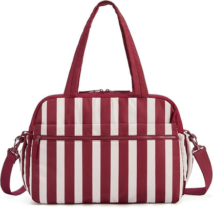 BAGSMART Gym Bag for Women, Duffle Bag for Travel with Wet Pocket, Lightweight Carry on Weekender Duffel, Water Resistant