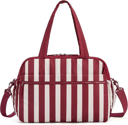 BAGSMART Gym Bag for Women, Duffle Bag for Travel with Wet Pocket, Lightweight Carry on Weekender Duffel, Water Resistant