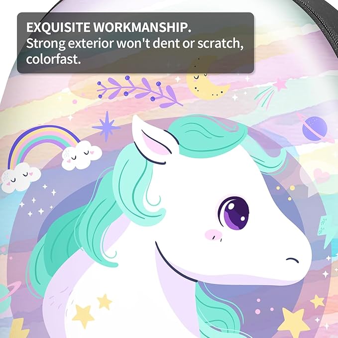 ALVOD Scooter Suitcase for Kids - Scooter Luggage for Kids Lightweight Suitcases with LED Light Wheels