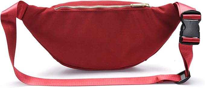 DAITET Crossbody Fanny Pack for Men&Women,Large Waist Bag & Hip Bum Bag with Adjustable Strap for Outdoors Workout Traveling Casual Running Hiking Cycling