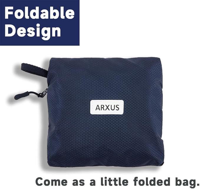 Arxus Travel Lightweight Water-resistant Foldable Storage Carry Luggage Duffle Tote Bag