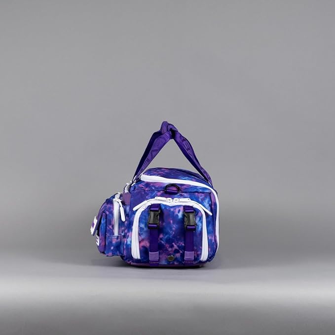 WOLFpak 20L Mini Duffle Bag for Gym & Travel | Waterproof Carry-On Weekender Bag with Shoe Compartment, Hard Bottom, and Tactical Molle System (Ice)