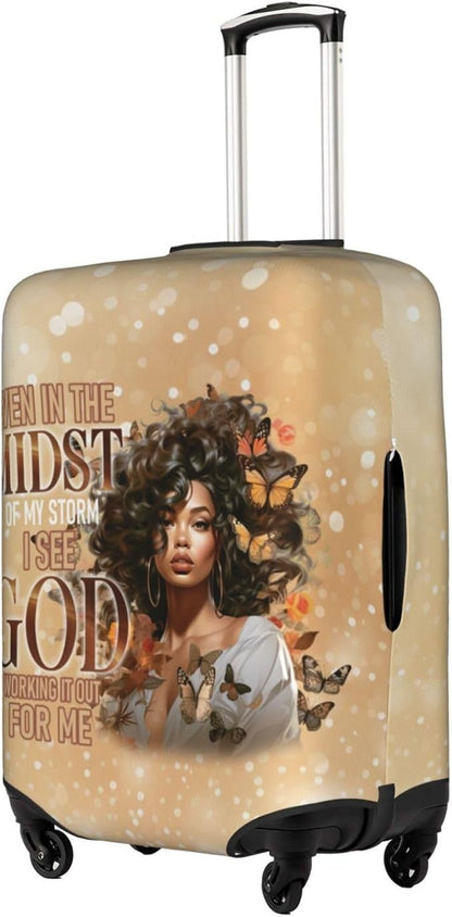 Luggage covers for suitcase luggage cover for Suitcase Washable Suitcase Protector Anti-scratch Suitcase cover Large 4