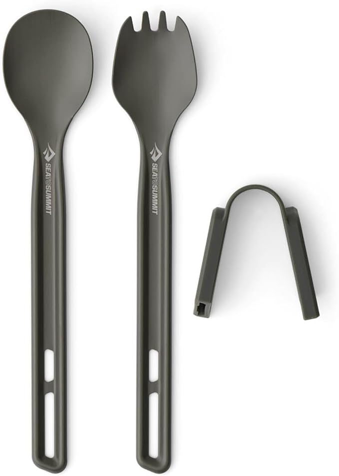 Sea to Summit Frontier Ultralight Cutlery Set, Long Handle Spoon and Spork