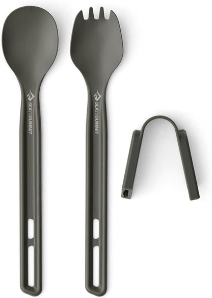Sea to Summit Frontier Ultralight Cutlery Set, Long Handle Spoon and Spork