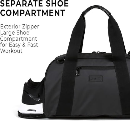 Vooray Burner Gym Duffel Bag, Gym Bag for Women and Men with Shoe Compartment, Weekender, Overnight & Travel Duffel for Sports and Workout