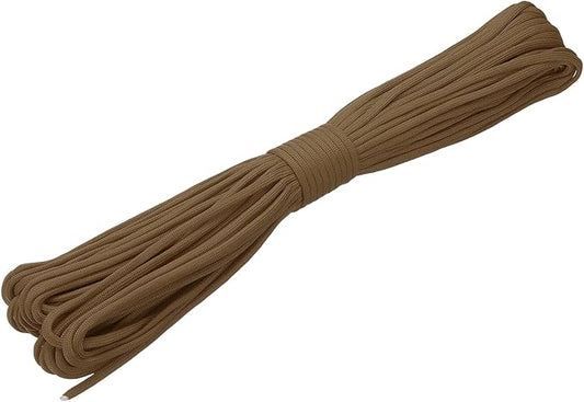 uxcell 4mm Nylon Rope, 10ft Portable Clothesline for Luggage and Backpack Tie Downs, Hanging Clothes, Swings, Camping and Mountaineering Tie Downs, Brown