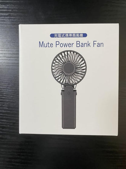 HandFan 5200mAh Portable Fan Handheld, 6 Speeds Hand Held Fan 180° Foldable Personal, Battery Operated USB Rechargeable, Handle Separate Design for Travel/School/Outdoors/Indoors (6 Speeds Black)