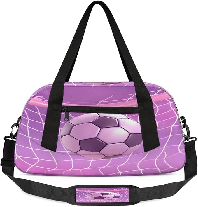 Kids Duffel Bag for Boys Girls Teens, Sports Soccer Waterproof Gym Sports Duffle Bags Dance Travel Overnight Weekender Bag for School Practice