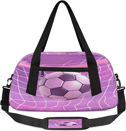 Kids Duffel Bag for Boys Girls Teens, Sports Soccer Waterproof Gym Sports Duffle Bags Dance Travel Overnight Weekender Bag for School Practice