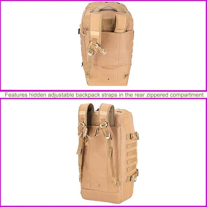 Greencity Travel Duffel Bag for Weekend Overnight Bag Waterproof Small Large for Men Women 30L 45L 85L Coyote