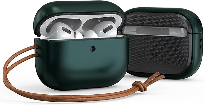 VRS Design Modern for Apple AirPods Pro 3rd Generation Case (2025) – Modern Minimal Style with Slim Profile and Precise Fit Compatible with AirPods Pro 3 (Metallic Green)