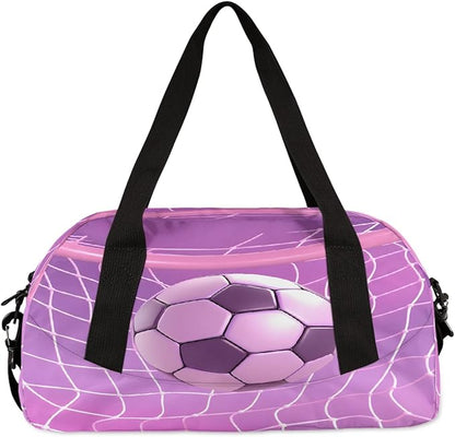 Kids Duffel Bag for Boys Girls Teens, Sports Soccer Waterproof Gym Sports Duffle Bags Dance Travel Overnight Weekender Bag for School Practice