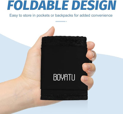 Running Belt Waist Fanny Pack: Slim Phone Holder Workout Pouch for Walking JoggingBlack