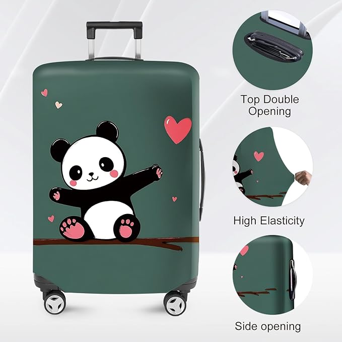 ANNA QUEEN Travel Luggage Cover Suitcase Protector Suitcase Cover Anti-Scratch,Stretchable Bag Cover Washable Durable Polyester
