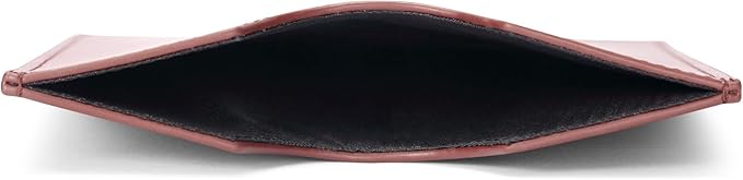 HISCOW Minimalist Passport Sleeve - Italian Calfskin (Wine Red)