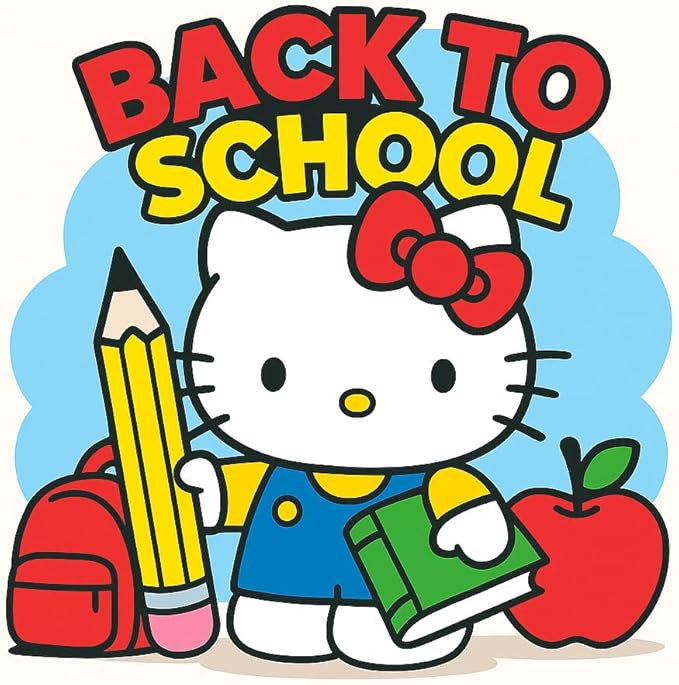 Sanrio Hello Kitty & Friends Rainbow Mini Duffle Bag for Girls | Small Travel Bag with Cinnamoroll | Lightweight Overnight Bag with Adjustable Strap | Ages 3+