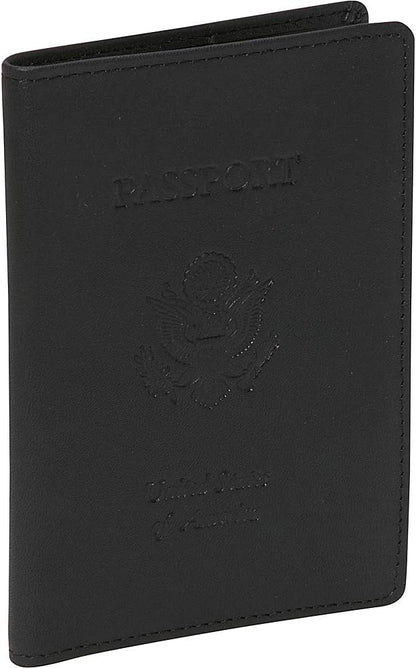 Royce Leather Rfid Blocking Passport Travel Document Organizer In Genuine Leather Packing Organizer, Black 3
