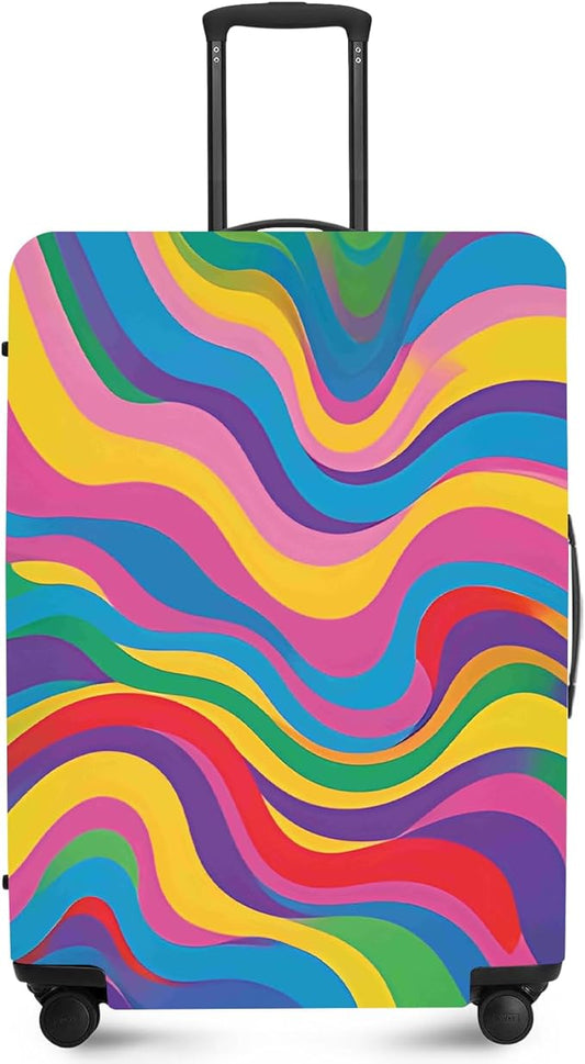 ANNA QUEEN Travel Luggage Cover Suitcase Protector Suitcase Cover Anti-Scratch,Stretchable Luggage Travel Bag Cover Washable