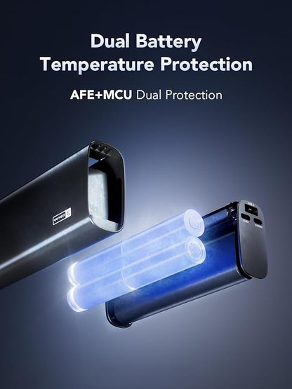 X DIGI Power Bank 20000mAh, 130W Laptop Portable Charger, 72Wh PD Fast Charging Battery Pack, TFT Smart Digital Display, 3-Port USB C Battery Pack Compatible with MacBook, iPhone 15, Samsung and More