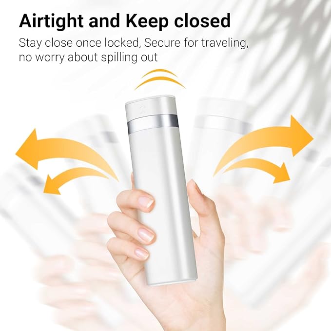 Betife Travel Pill Organizer Weekly 7 Day, Compact Daily Pill Box, Portable Medicine Case, Cute Pill Holder for Vitamins Supplements, Drawer-Shaped Pills Organizer (Pearl White)