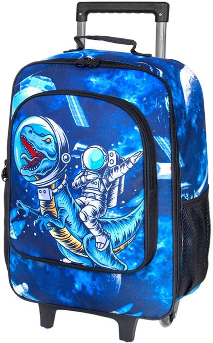 KLFVB Kids Luggage for Boys Girls, Cute Rolling Wheels Suitcase for Toddler, Children Travel Carry on Suitcase