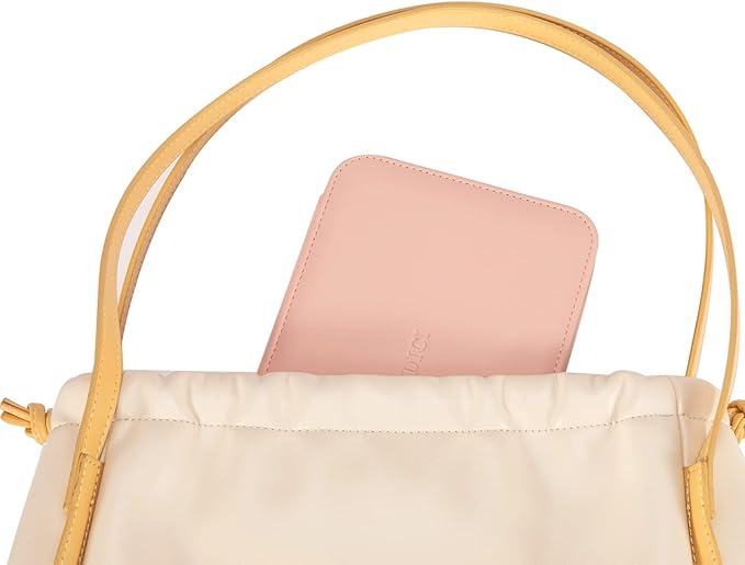 LANDICI Small Jewelry Box for Women Girls, PU Leather Travel Jewelry Case, Portable Jewelry Organizer Storage Holder Display for Ring Earrings Necklace Bracelet Bangle Men Kids Gift, Pink