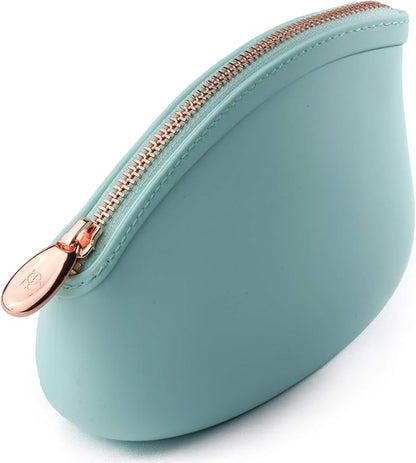 Small Makeup Bag by Pudinbag | The Premium Silicone Purse Bag | Vegan Hygenic Eco-friendly | Water and Heat Resistant