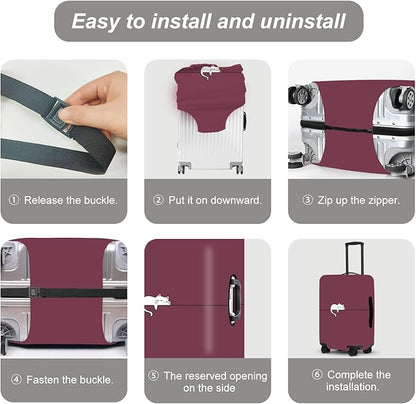 Luggage Cover, Washable Suitcase Cover, Suitcase Protector Anti-scratch Bag cover