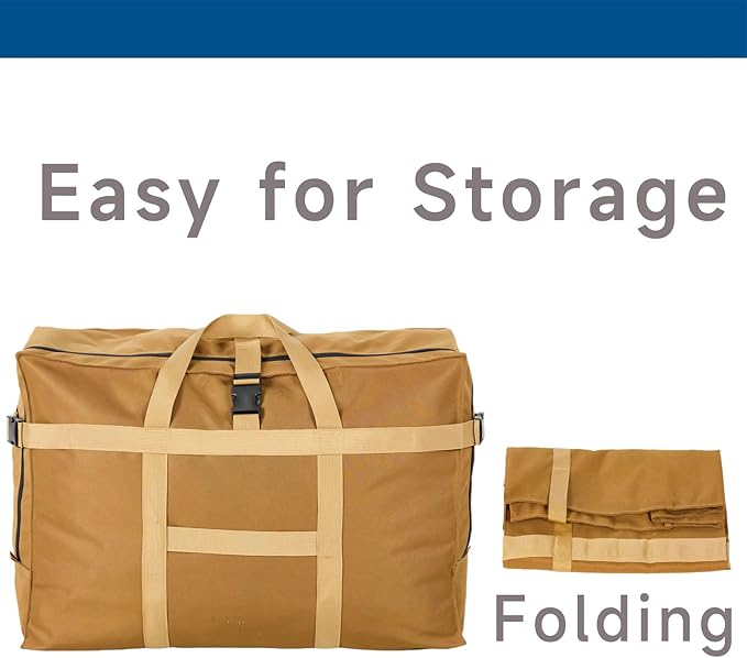 Arxus Large Duffel Bag, Waterproof Carry on Weekend Overnight Storage Bag over Luggage for Airline, Travel, Camping, Moving