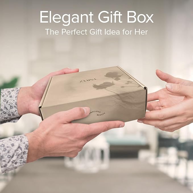 ZAAINA Wellness Spa Package - Relaxing Spa Gifts for Her, Self Care Kit for Mom Wife Friend, Christmas Holiday Gift Basket for Women, Pampering Home Spa Kit, Birthday Gifts for Women