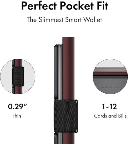 Ekster Aluminum Cardholder Wallet for Men | Metal Wallets with RFID Blocking Layer | Slim & Minimalist Aluminum Wallet with Push Button for Quick Card Access