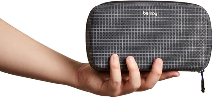 Bellroy Tech Kit (Tech Accessories Organizer Pouch, Zipper Closure Design, Stores Power Bank, Phone Charger, Cables & More, Internal)