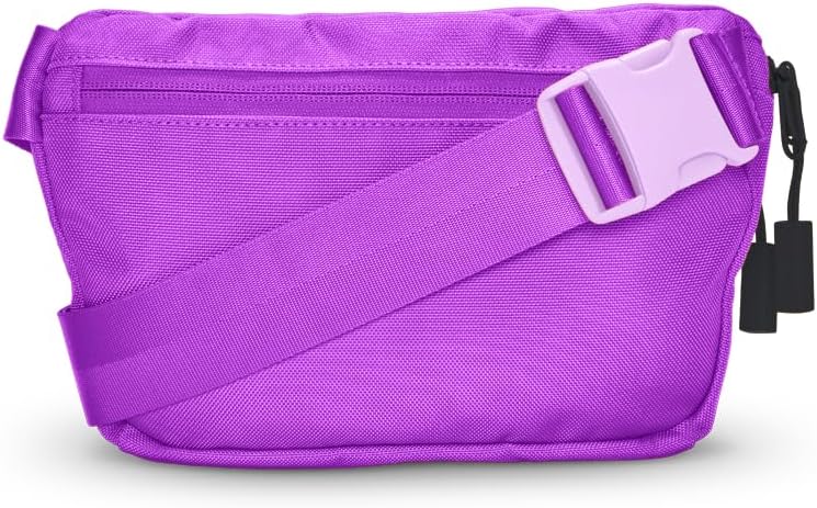 Baboon to the Moon Fanny Pack - Trendy, Compact, Water-Repellent Waist Bag in Multiple Colors and Sizes for Men and Women (Electric Purple, Full Size (3L))