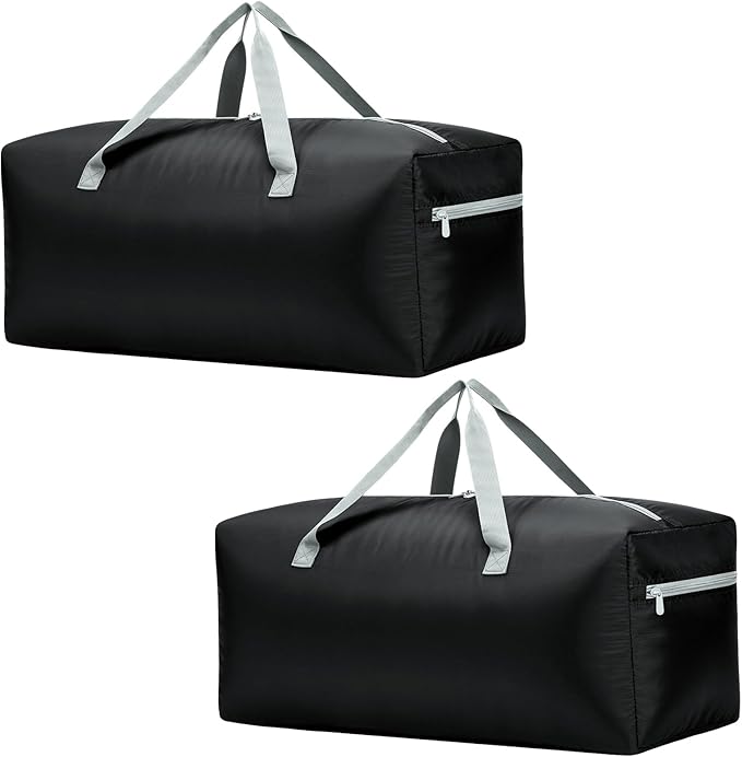 2 Packs Foldable Duffel Bag 30" / 75L Lightweight with Water Rresistant for Travel