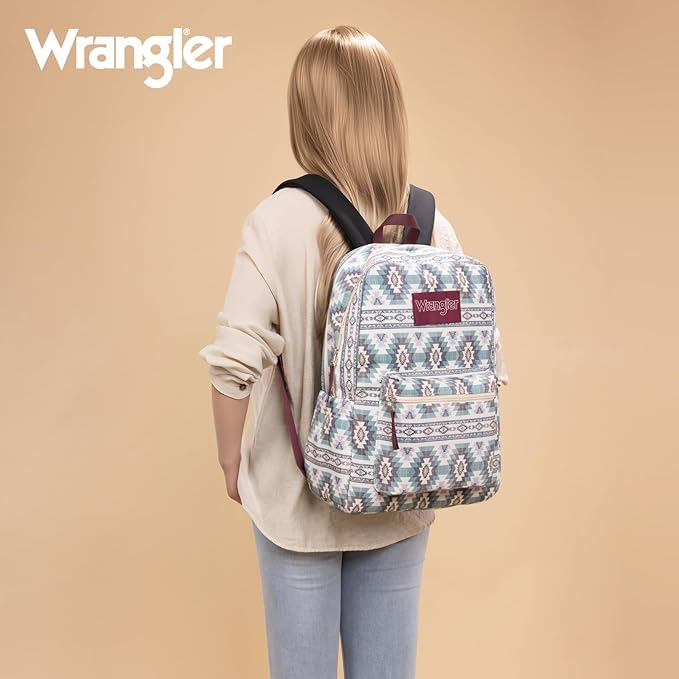 Montana West Wrangler Lightweight Backpack for Women Water Resistant 800D Casual Daypack for College, Commute, Travel & Gym