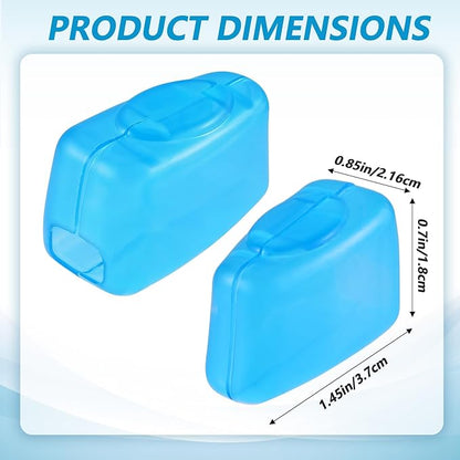 150 Pcs Travel Toothbrush Head Covers, Portable Toothbrush Containers Toothbrush Caps Case Protector Tooth Brush Covering Convenient for Home Hotel Outdoor Travel