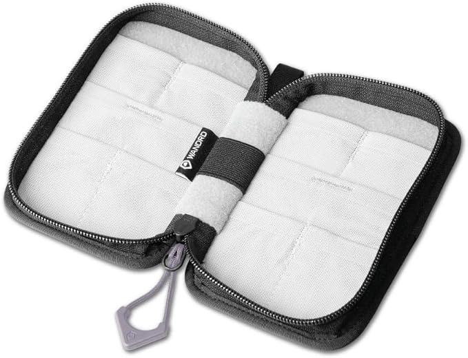 WANDRD Memory Card Case - Durable SD, Micro SD Card Holder for Creators | Camera Accessories & Electronics Organizer for Travel (Uyuni Purple)