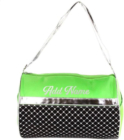 Personalized Dance Sports Ballet Girls 12 Inch Duffel Bag With Custom Name