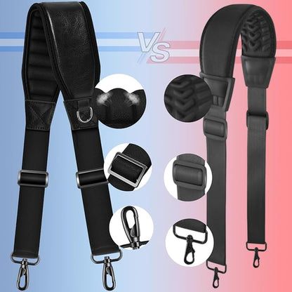 ZINZ 79" Universal Bag Strap with Neoprene Thick Padded, Fixed Pad Strap with Adjustable Buckles and Metal Swivel Hooks