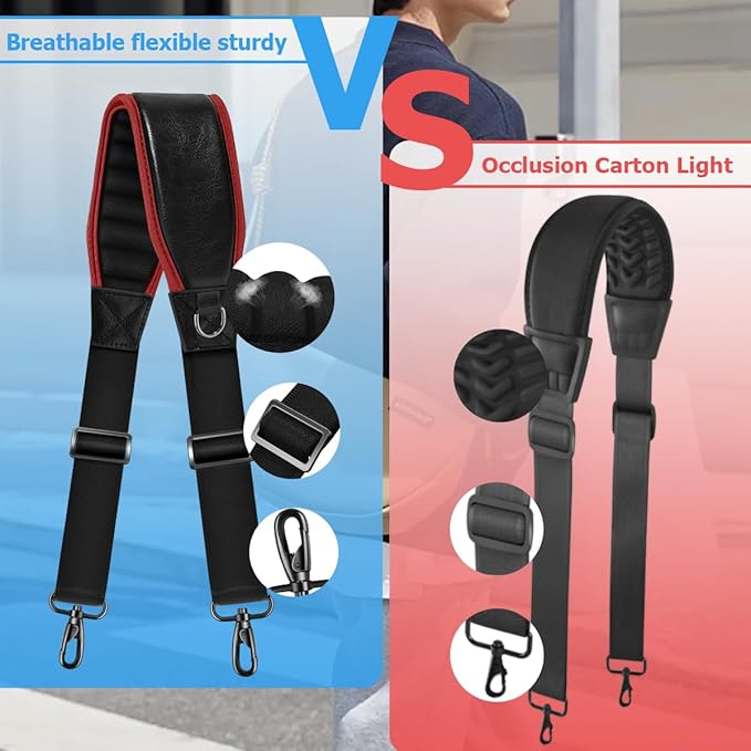 ZINMARK Shoulder Strap 79" with Fixed Pad and Dual Balance Buckles and Swivel Metal Hooks for Travel Bag and Most Bags